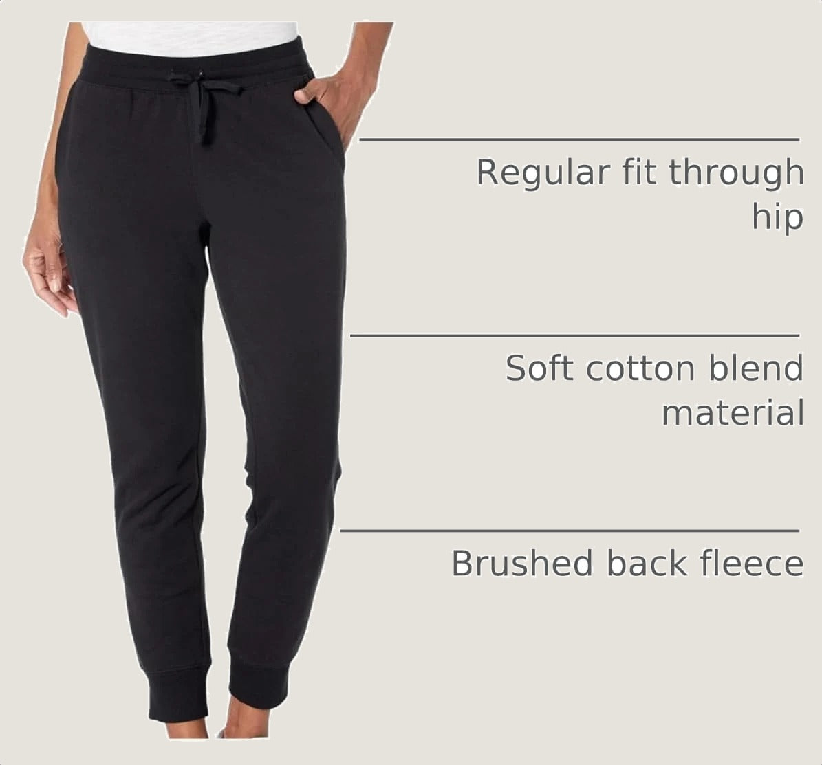 Women'S Fleece Jogger Sweatpant (Available in plus Size)