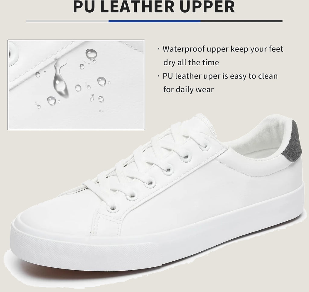 White Court Sneakers — angle