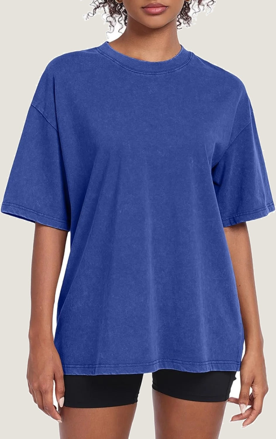 Oversized Tee — Blue