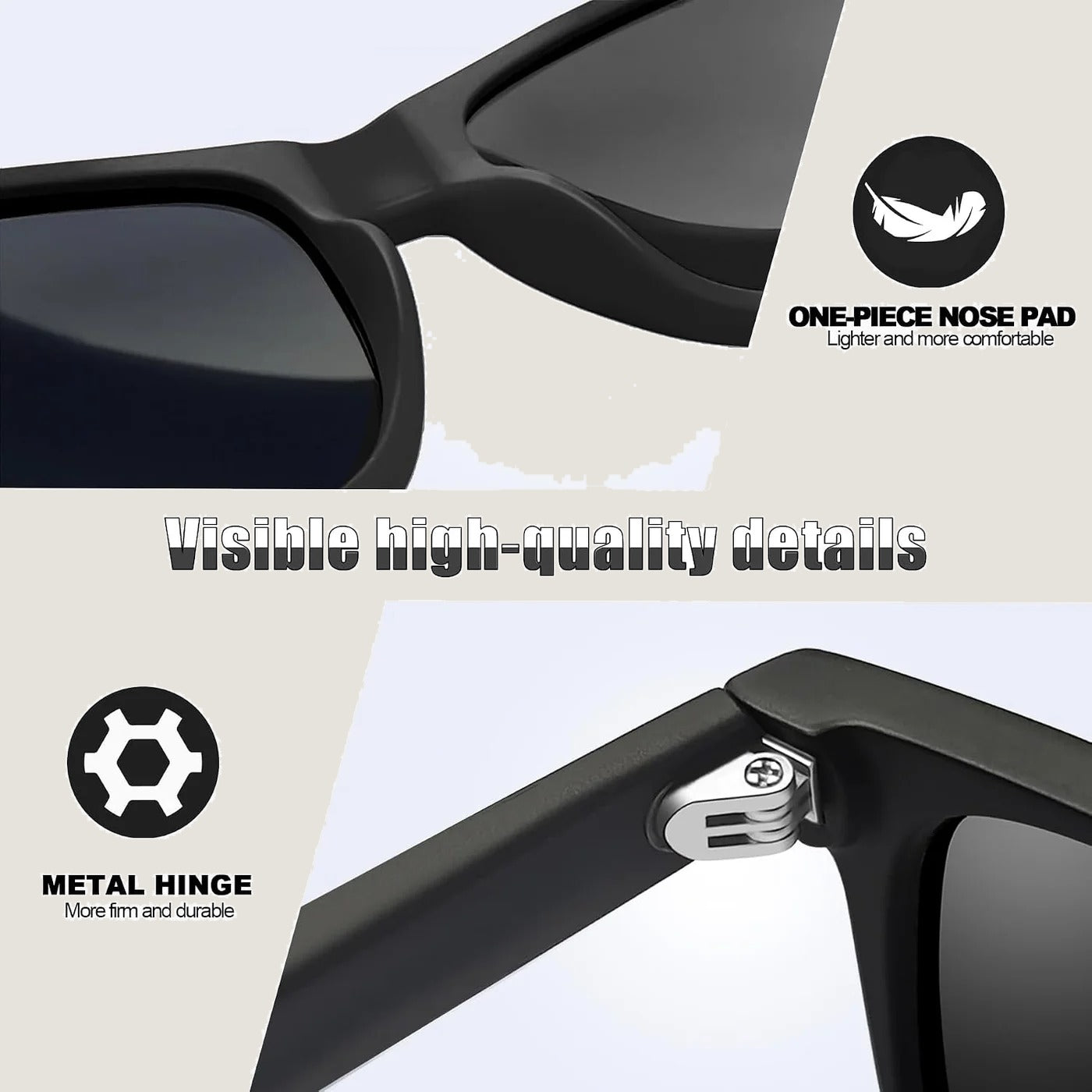 Square Sunglasses Polarized UV400 Designer Sun Glasses Men Women