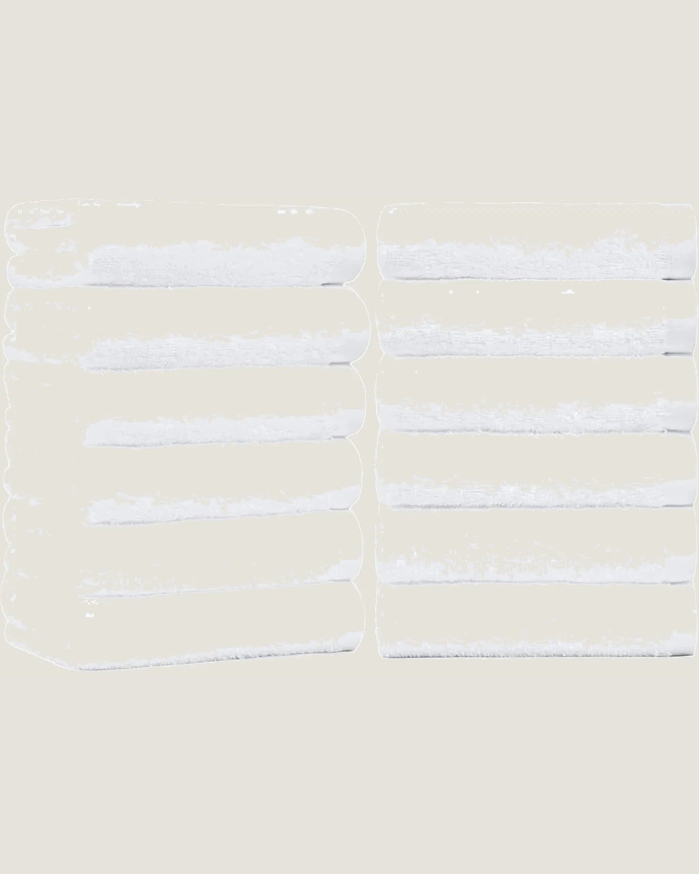 Soft and Thick Cotton Hand Towels for Bath, Kitchen, Gym, 16 X 26 In, White, 12-Pack