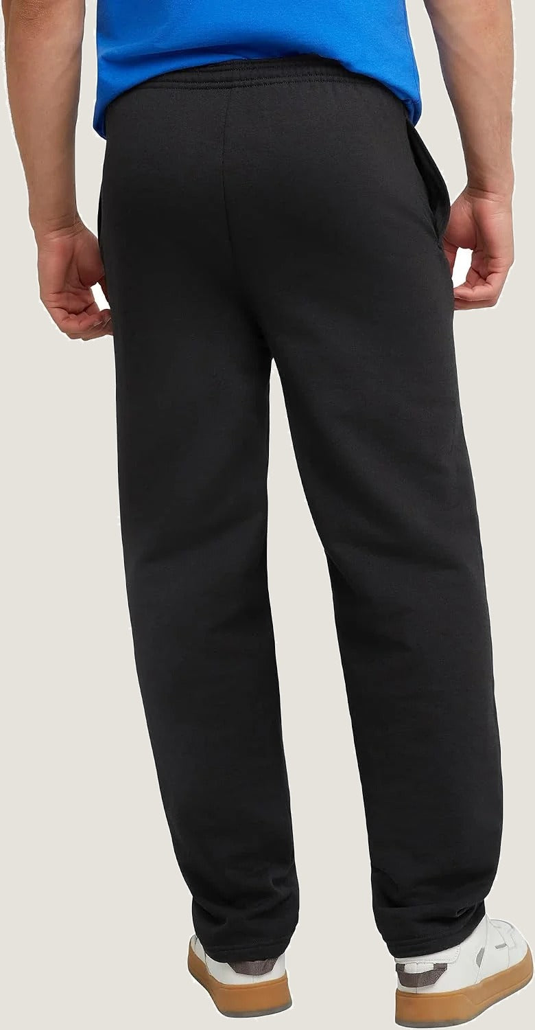Essential sweatpants in black, back view