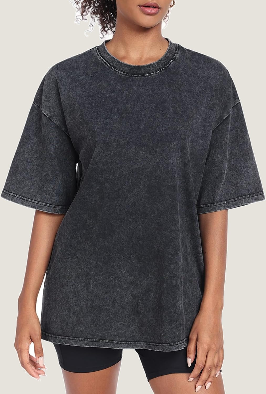 Oversized Tee — Black