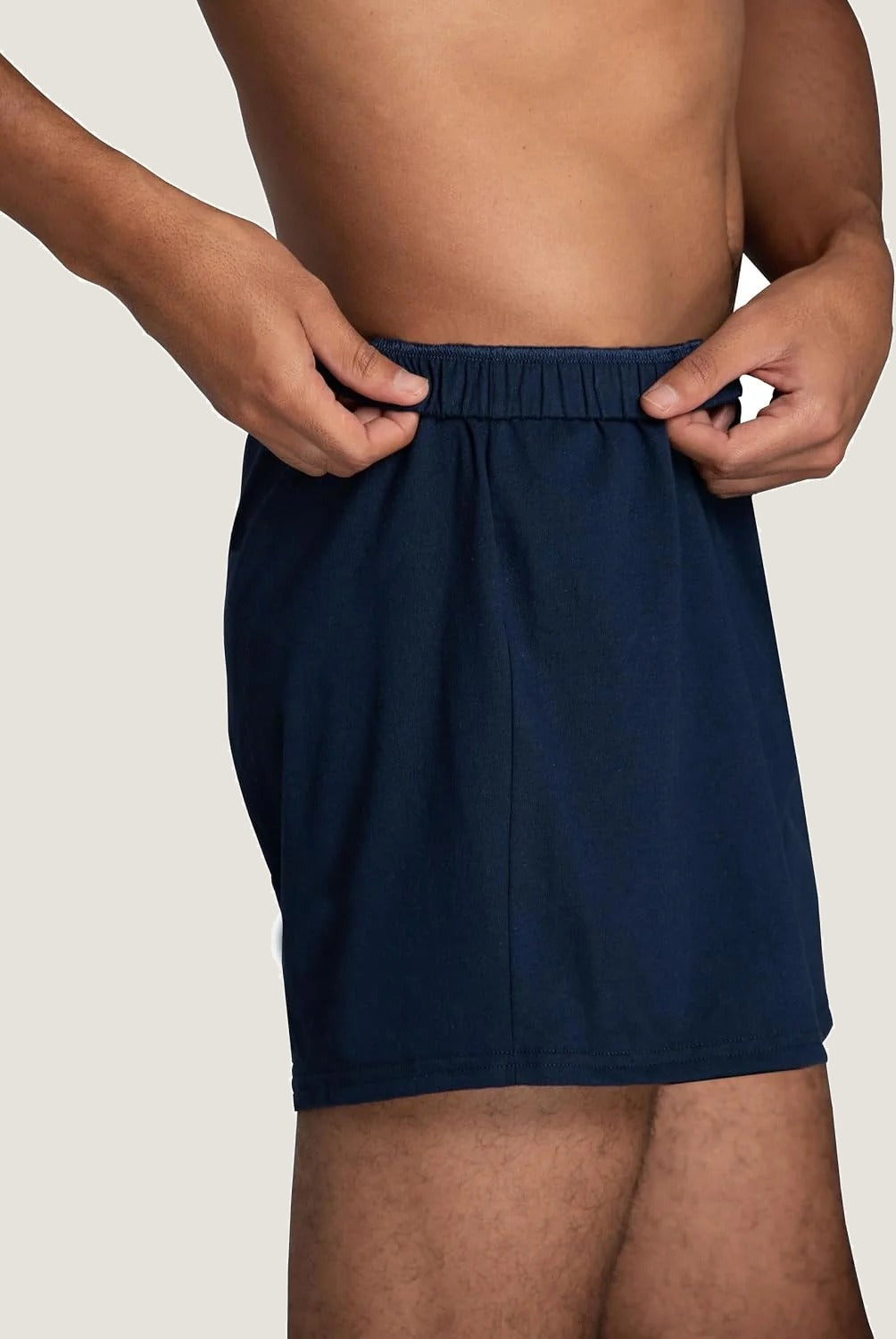 Mens Tag-Free Knit Boxer Shorts, Relaxed Fit, Moisture Wicking, Assorted Color Multipacks