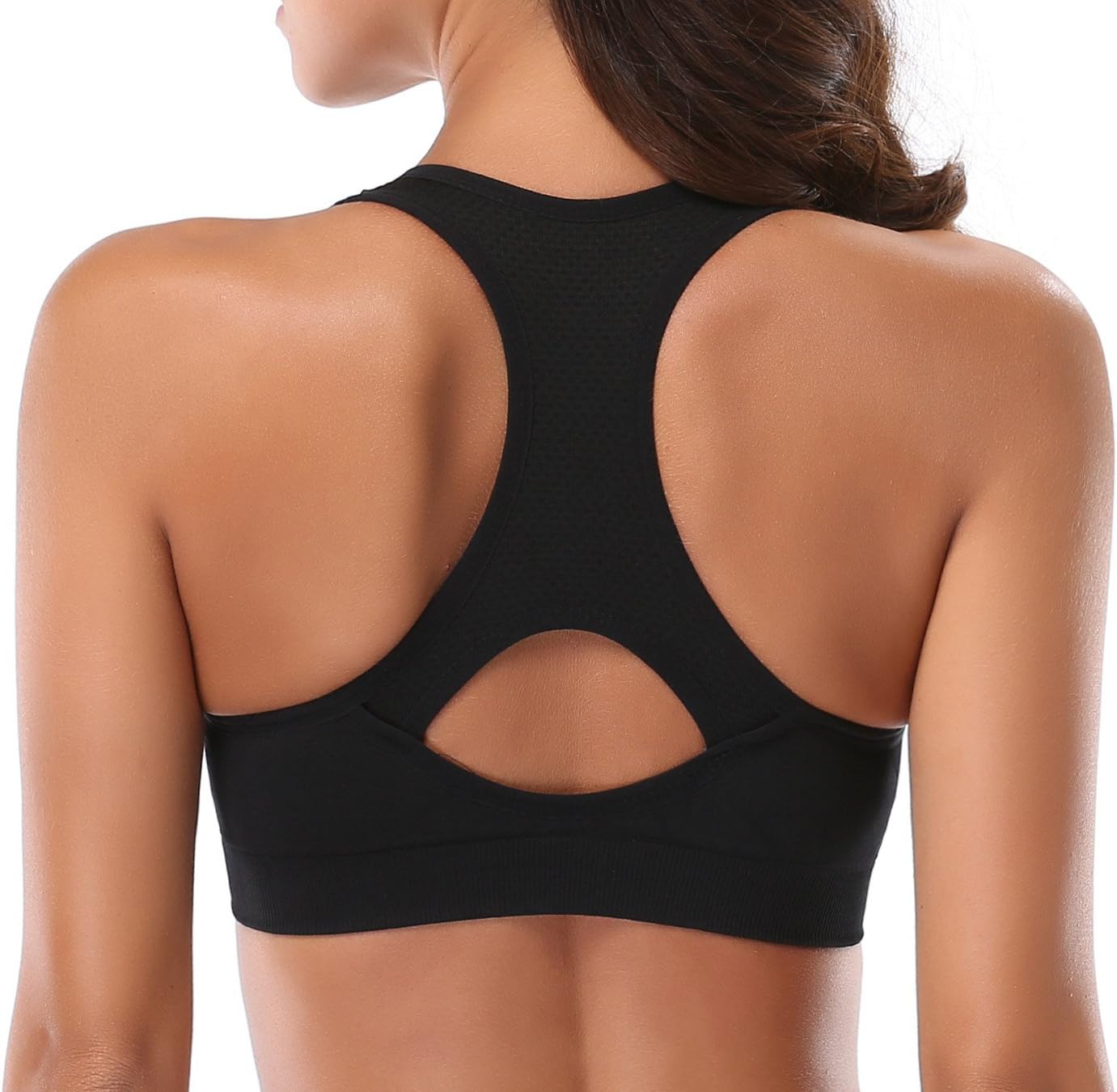 Women Racerback Sports Bras - High Impact Workout Gym Activewear Bra