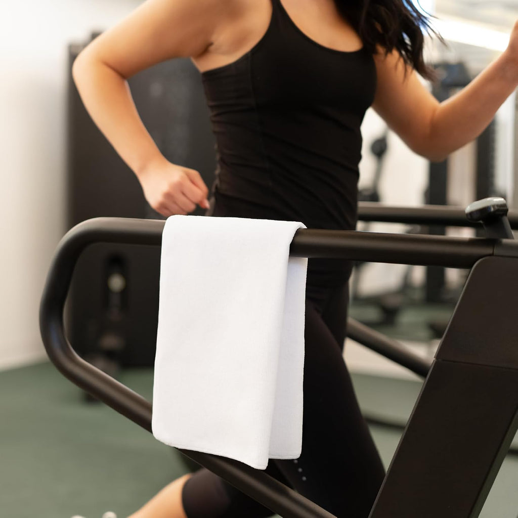 Microfiber Gym Towels, 6 Pack, 16" X 27"