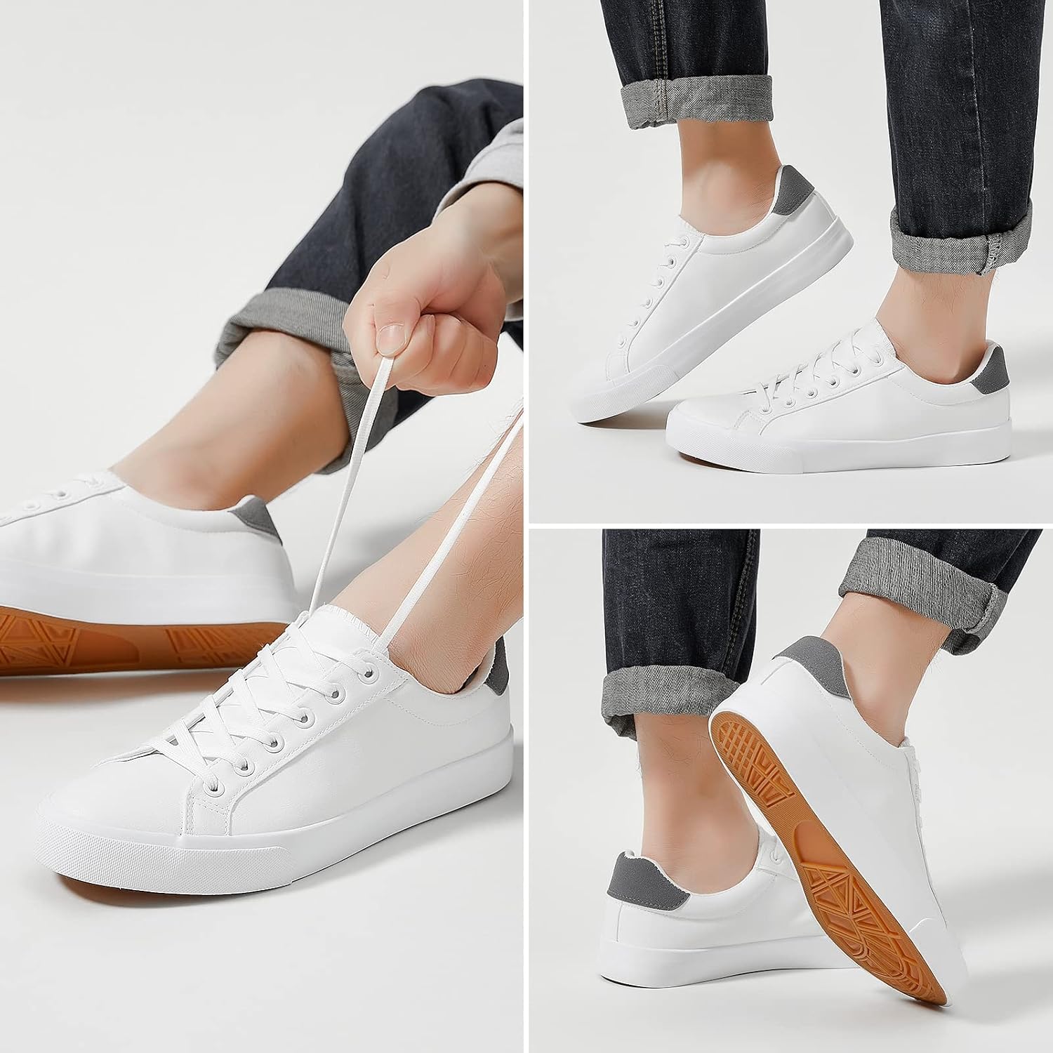 White Court Sneakers — pair