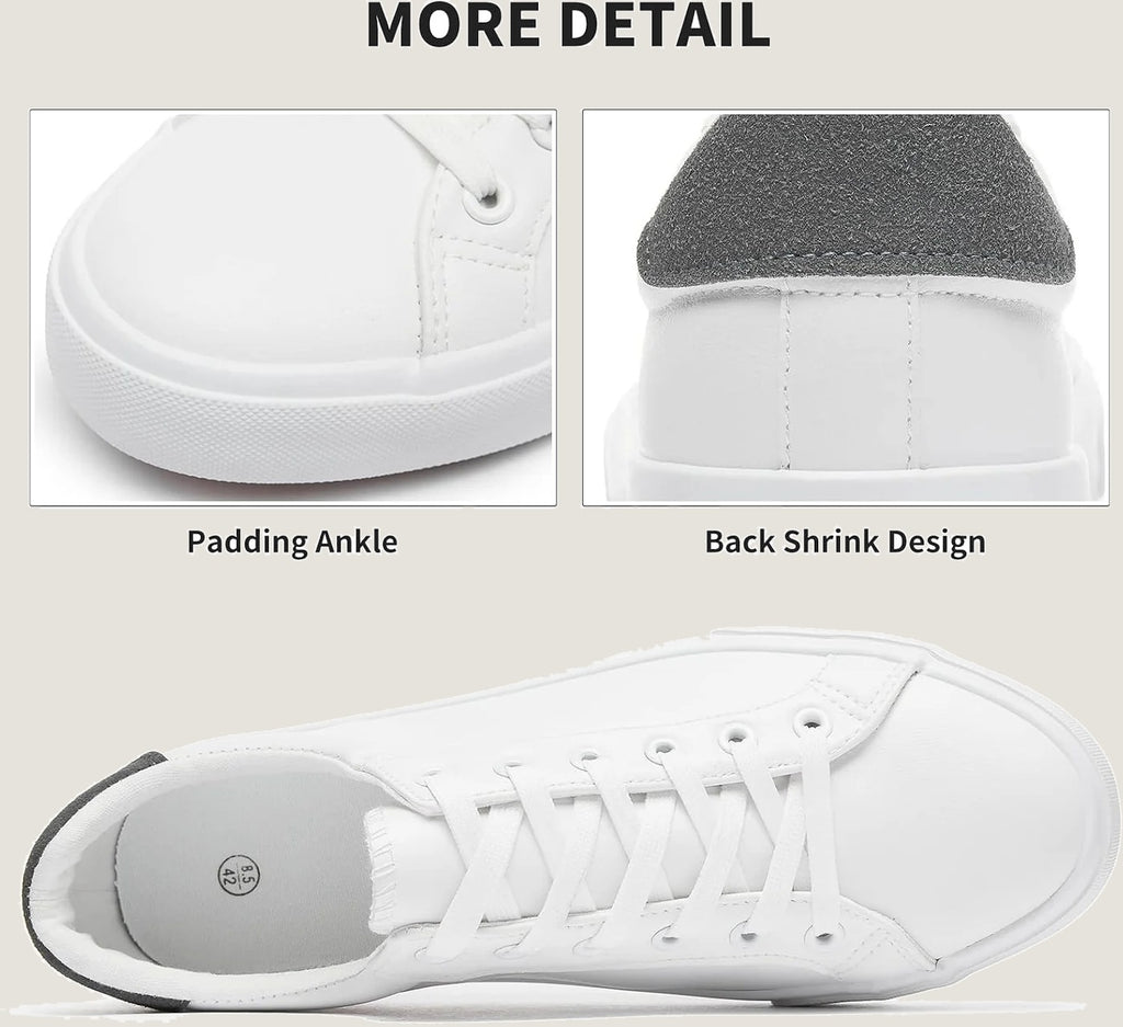 White Court Sneakers — sole