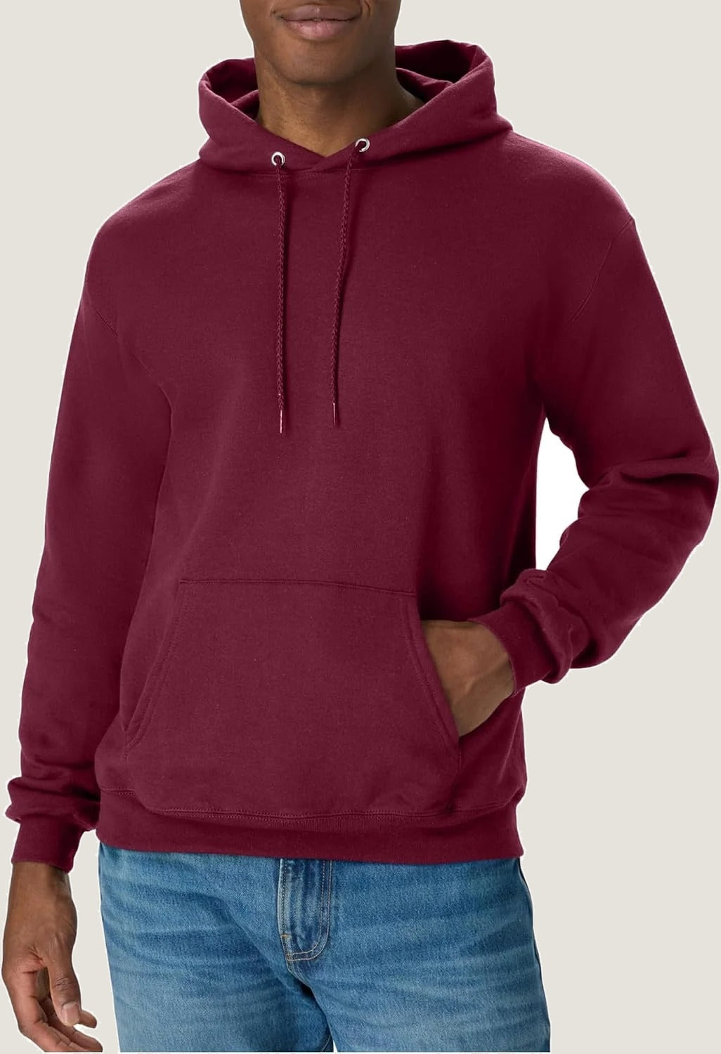 Fleece Hoodie — Maroon
