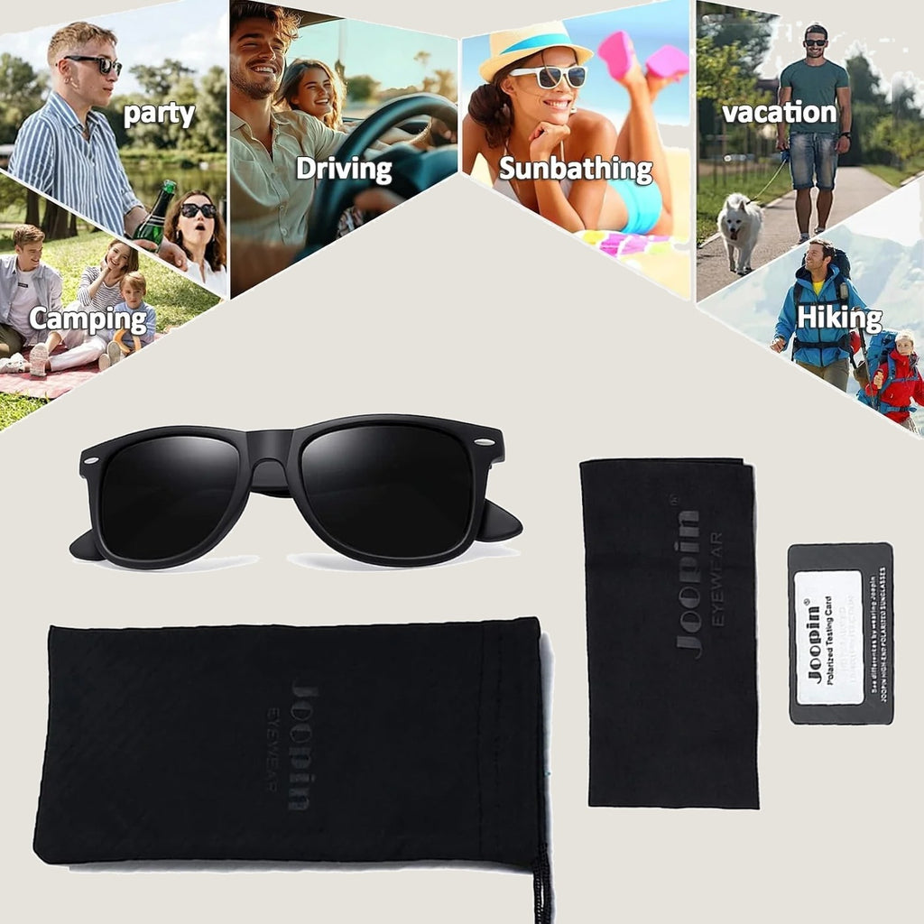 Square Sunglasses Polarized UV400 Designer Sun Glasses Men Women