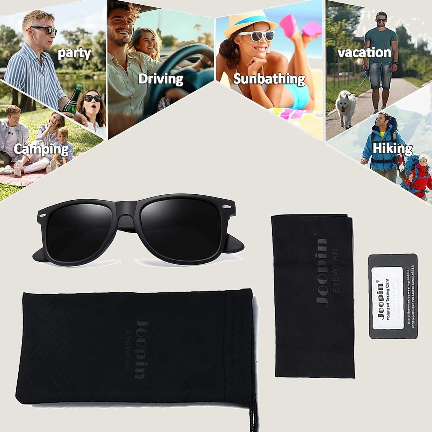 Square Sunglasses Polarized UV400 Designer Sun Glasses Men Women