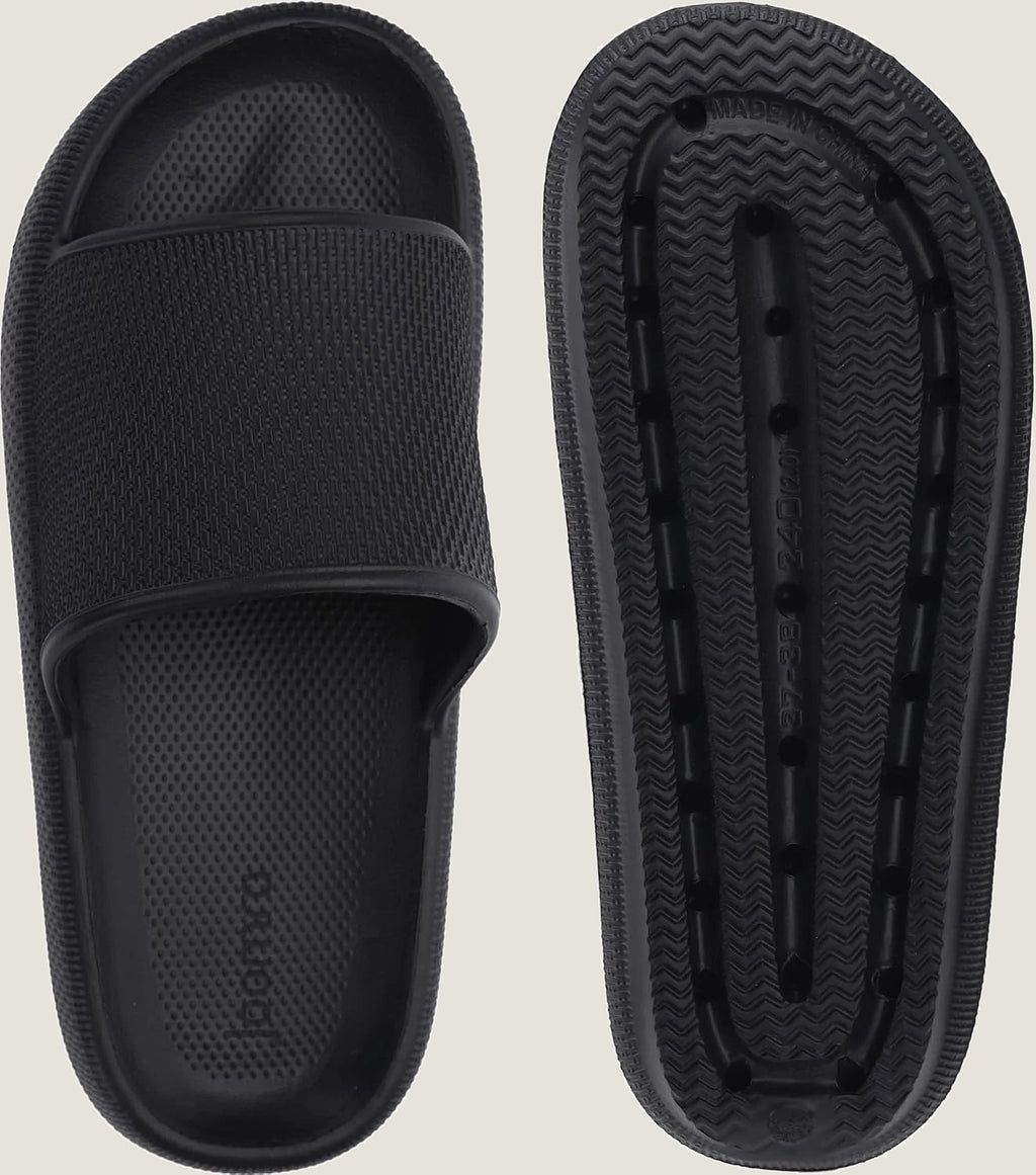 Pillow Slippers for Women and Men Thick Sole Ultra Cushion Slides