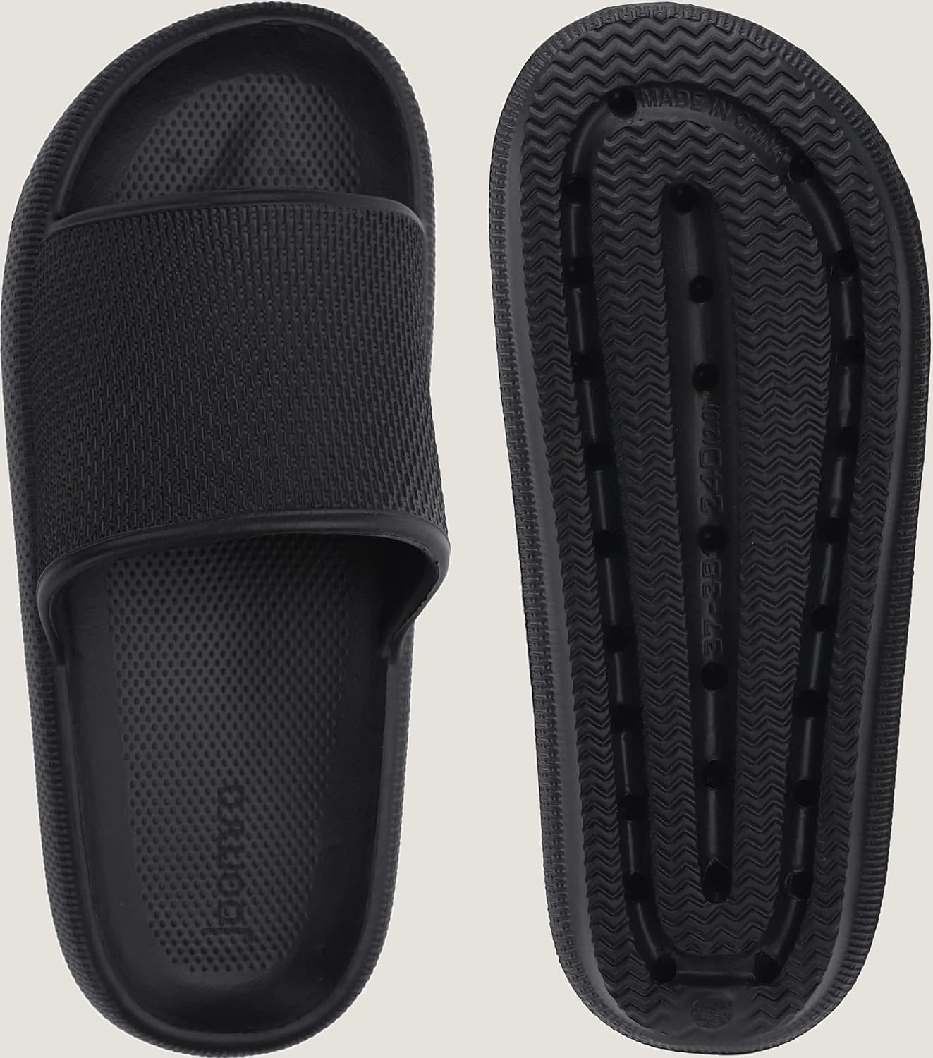 Pillow Slippers for Women and Men Thick Sole Ultra Cushion Slides