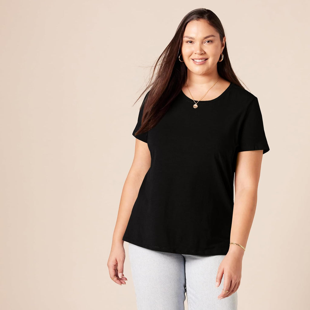 Women'S Regular-Fit Short-Sleeve Crewneck T-Shirt, Multipacks