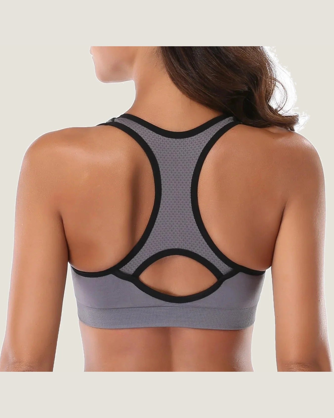 Women Racerback Sports Bras - High Impact Workout Gym Activewear Bra
