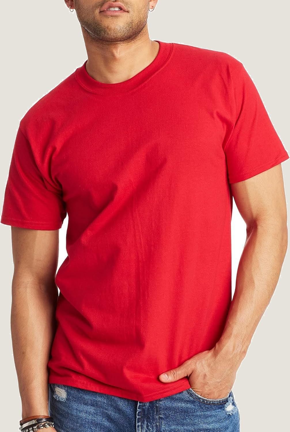 Heavyweight Tee — Deep Red