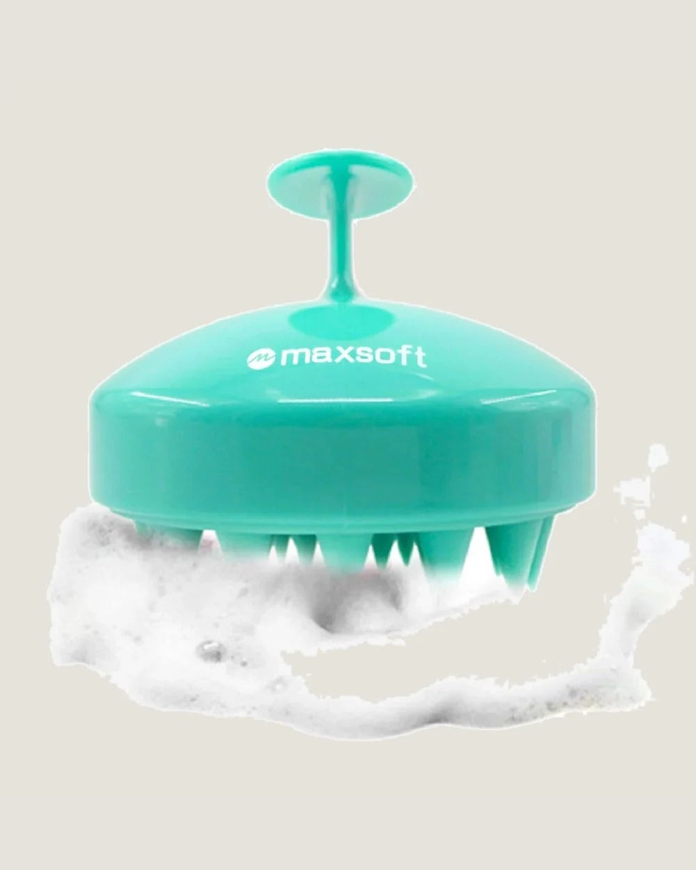 Maxsoft scalp massager shampoo brush, light green