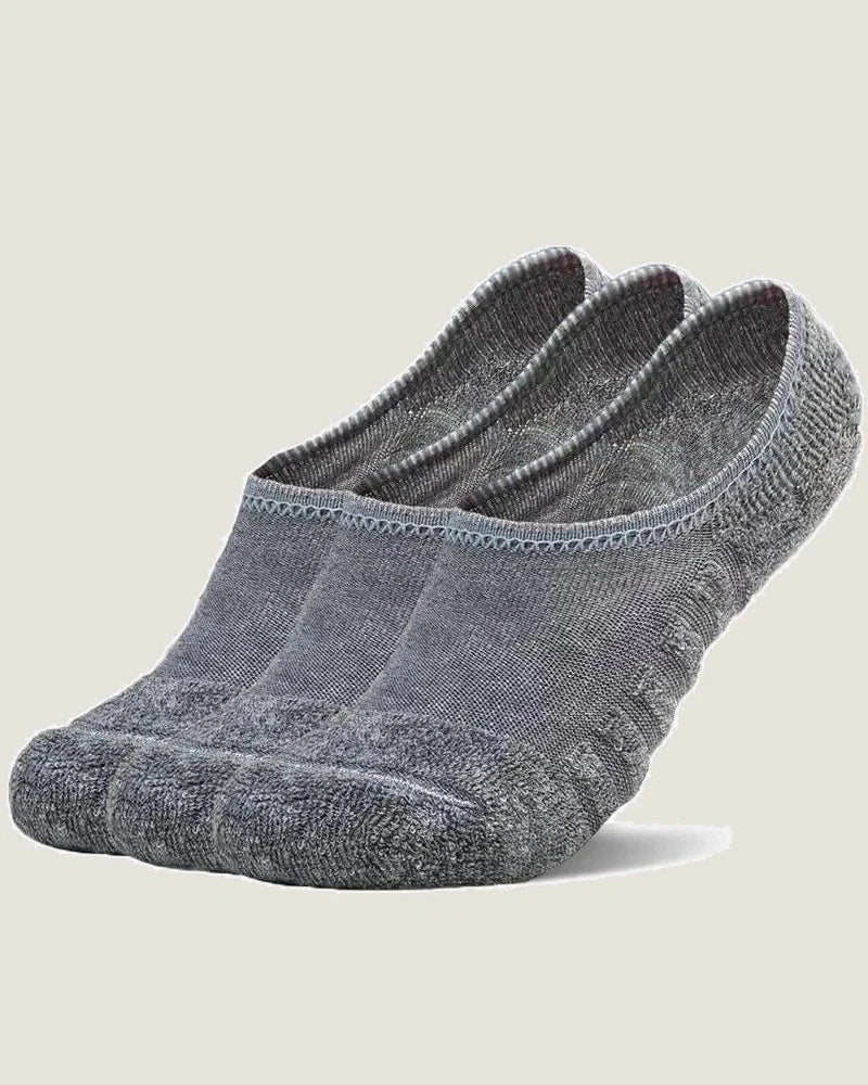 No-show socks 5-pack with silicone grip heel