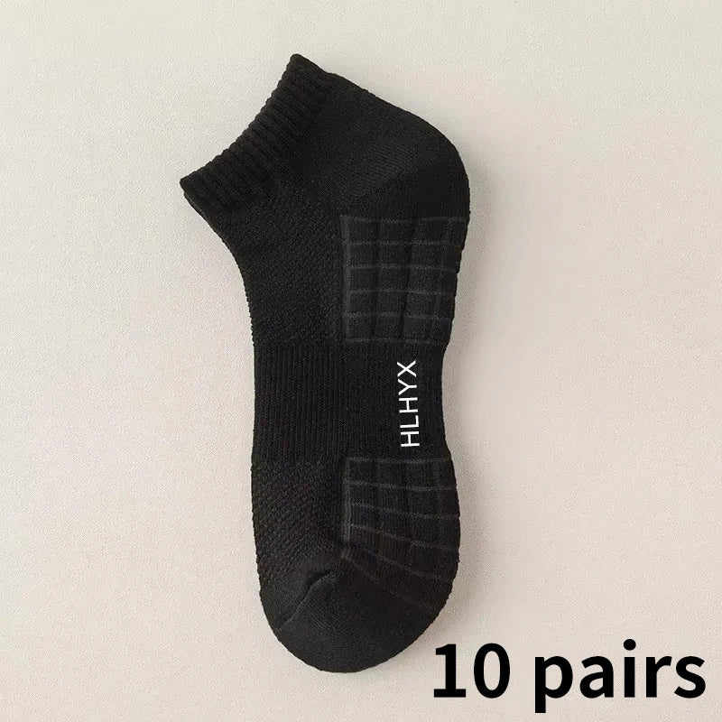 Crew socks worn view showing cuff height