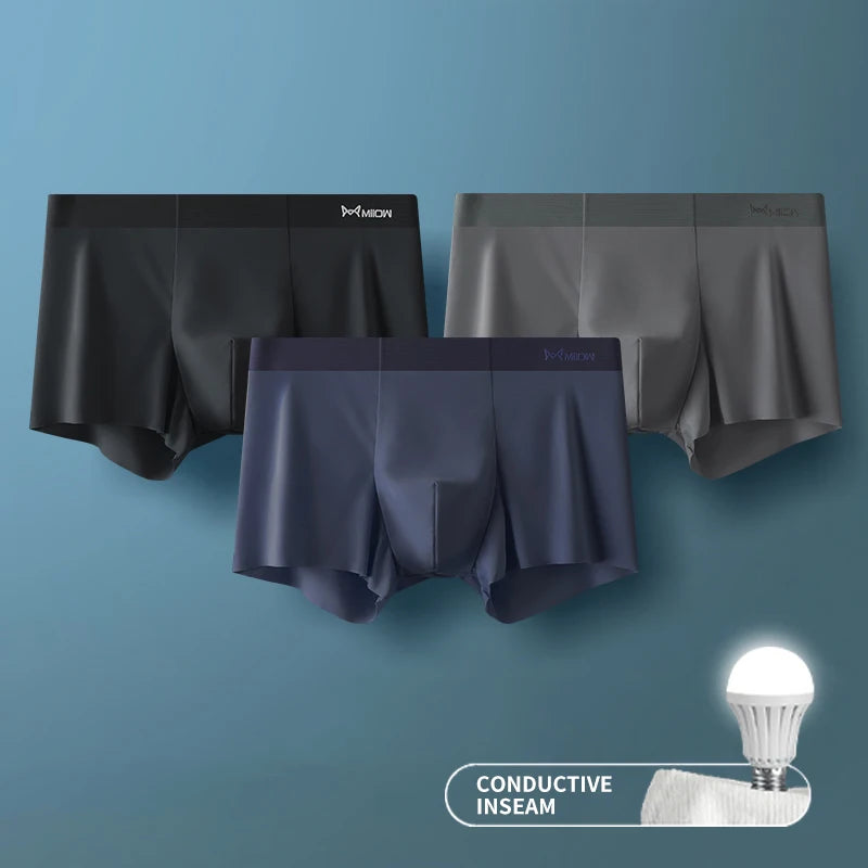 Seamless boxer briefs waistband detail